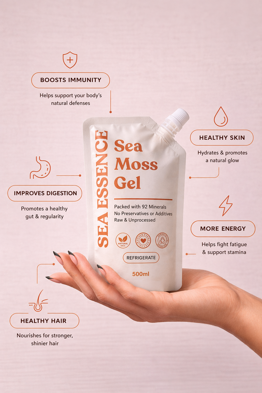 Berry Blast Sea Moss Gel