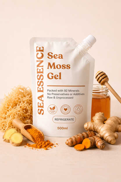 Honey, Turmeric And Ginger Sea Moss Gel